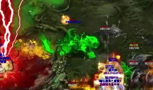 火龙版传奇之废矿区东部石阁试炼的激战